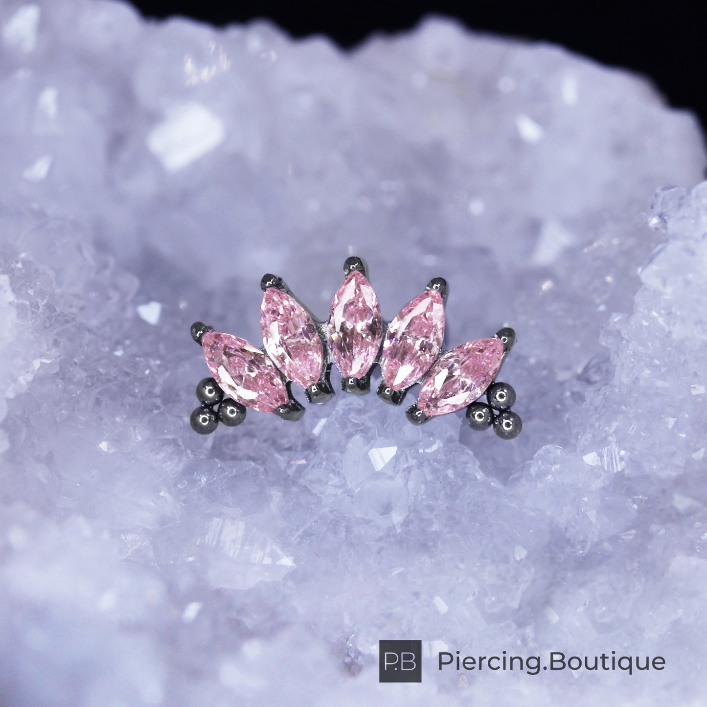 5K Bead Marquise v.2 Pink